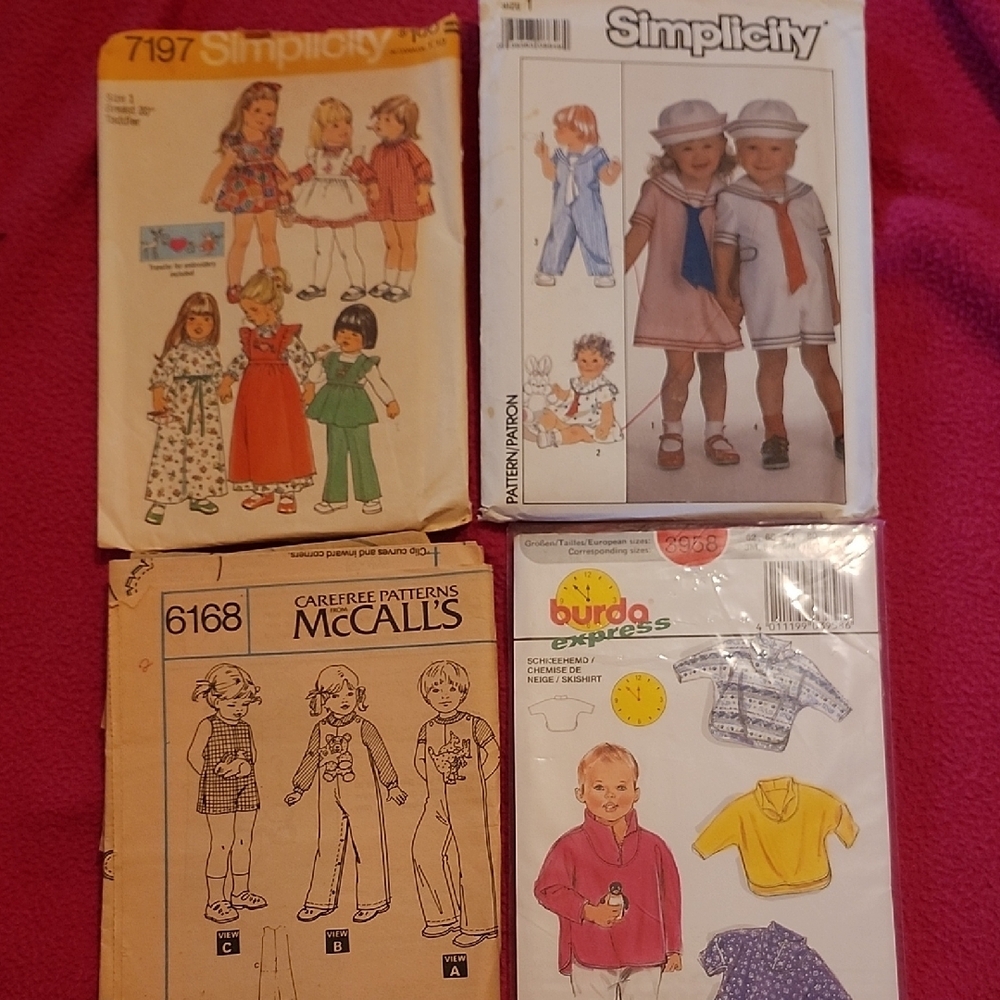 Simplicity, McCall's, Burda Express Sewing Patterns